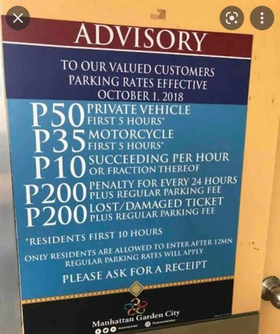 Cubao Manhattan Heights, Unit 8Bc Tower B, 1 Br Manila Eksteriør billede